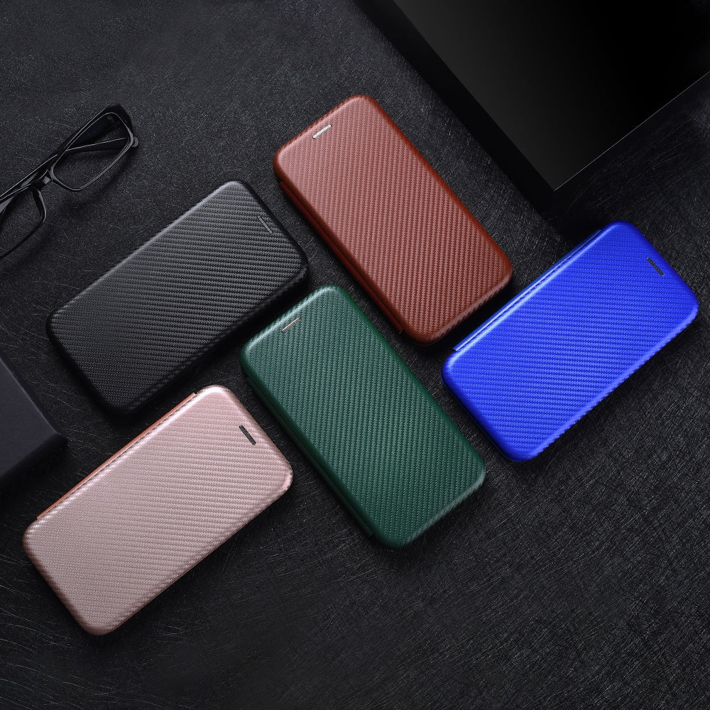 For Xiaomi 15 Pro Carbon Fiber Texture Flip Leather Phone Case(Pink)
