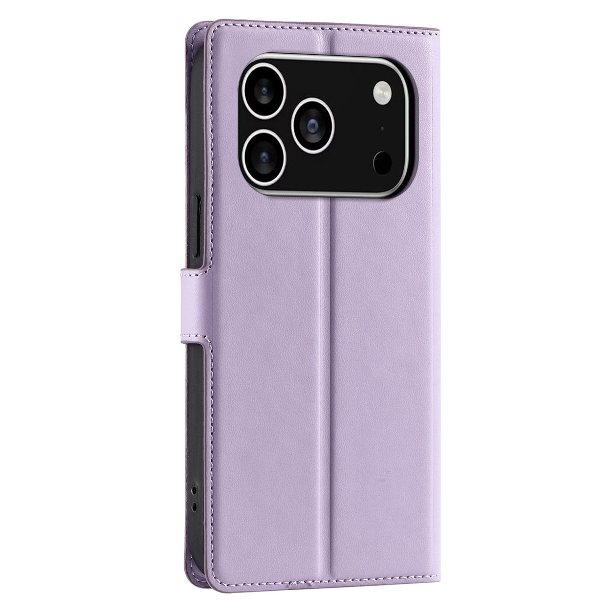 Compatible with iPhone 18 Pro Max Voltage Ultra-thin Dot Leather Phone Case - Purple