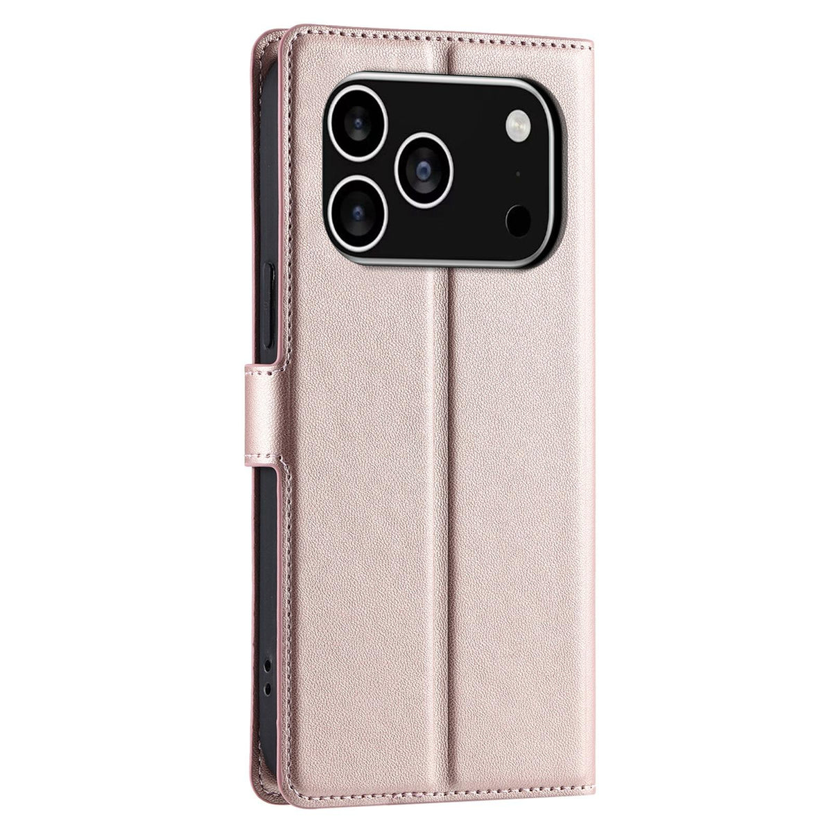 Compatible with iPhone 18 Pro Voltage Ultra-thin Dot Leather Phone Case - Rose Gold
