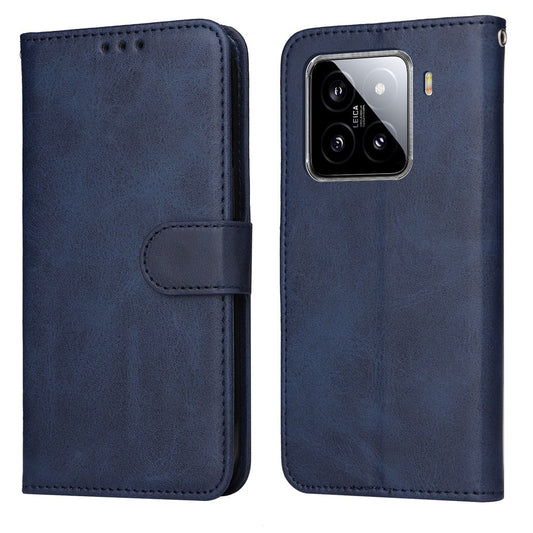 For Xiaomi 15 Classic Calf Texture Flip Leather Phone Case(Blue)