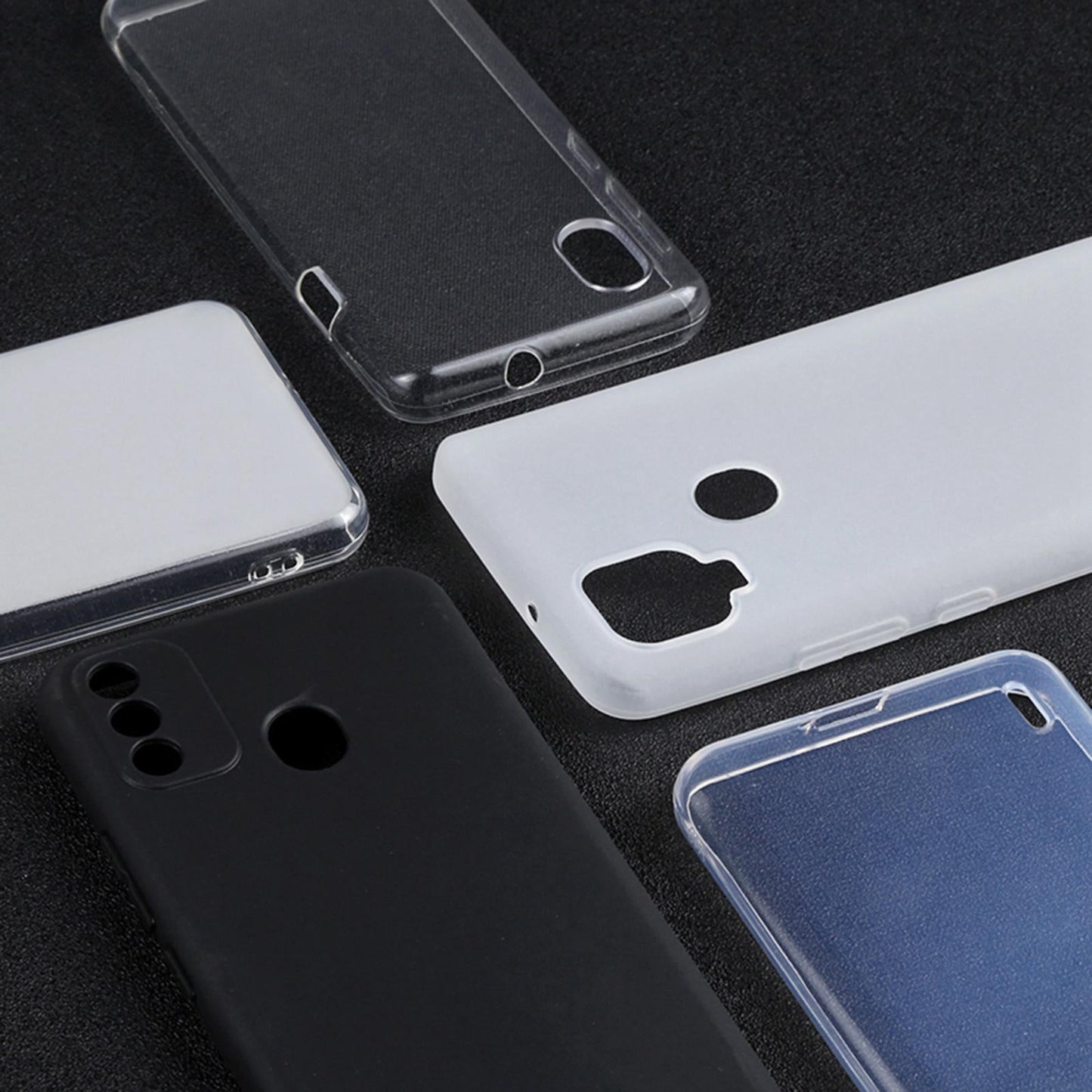 For vivo V50 10pcs TPU Phone Case(Black)