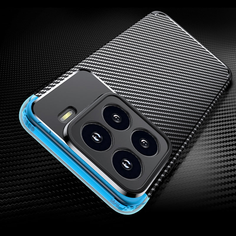 For Xiaomi 15 Pro Carbon Fiber Texture Shockproof TPU Phone Case(Black)