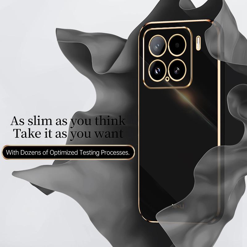 For Xiaomi 15 XINLI Straight Edge 6D Electroplate TPU Phone Case(Black)