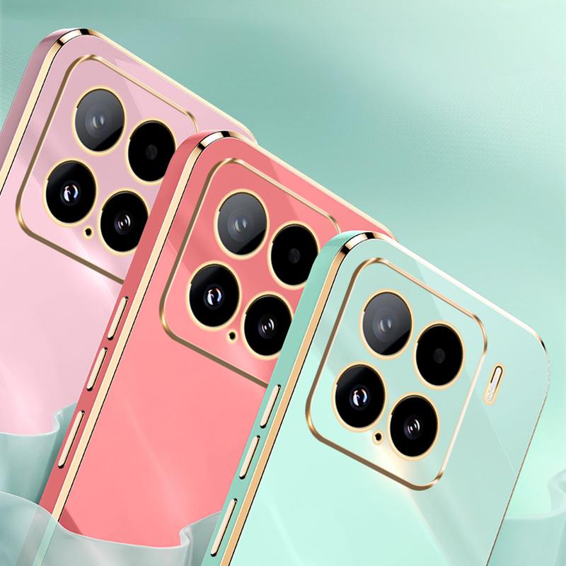For Xiaomi 15 XINLI Straight Edge 6D Electroplate TPU Phone Case(Black)
