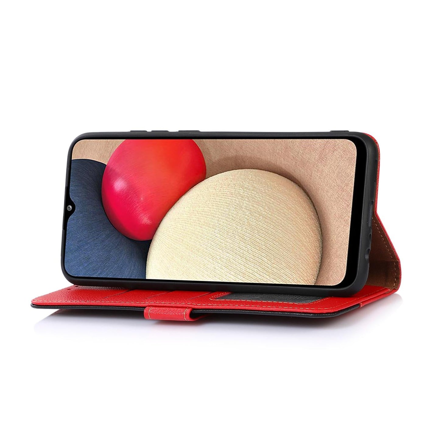 For Samsung Galaxy S25 Edge 5G KHAZNEH Litchi Texture Leather RFID Phone Case(Red)