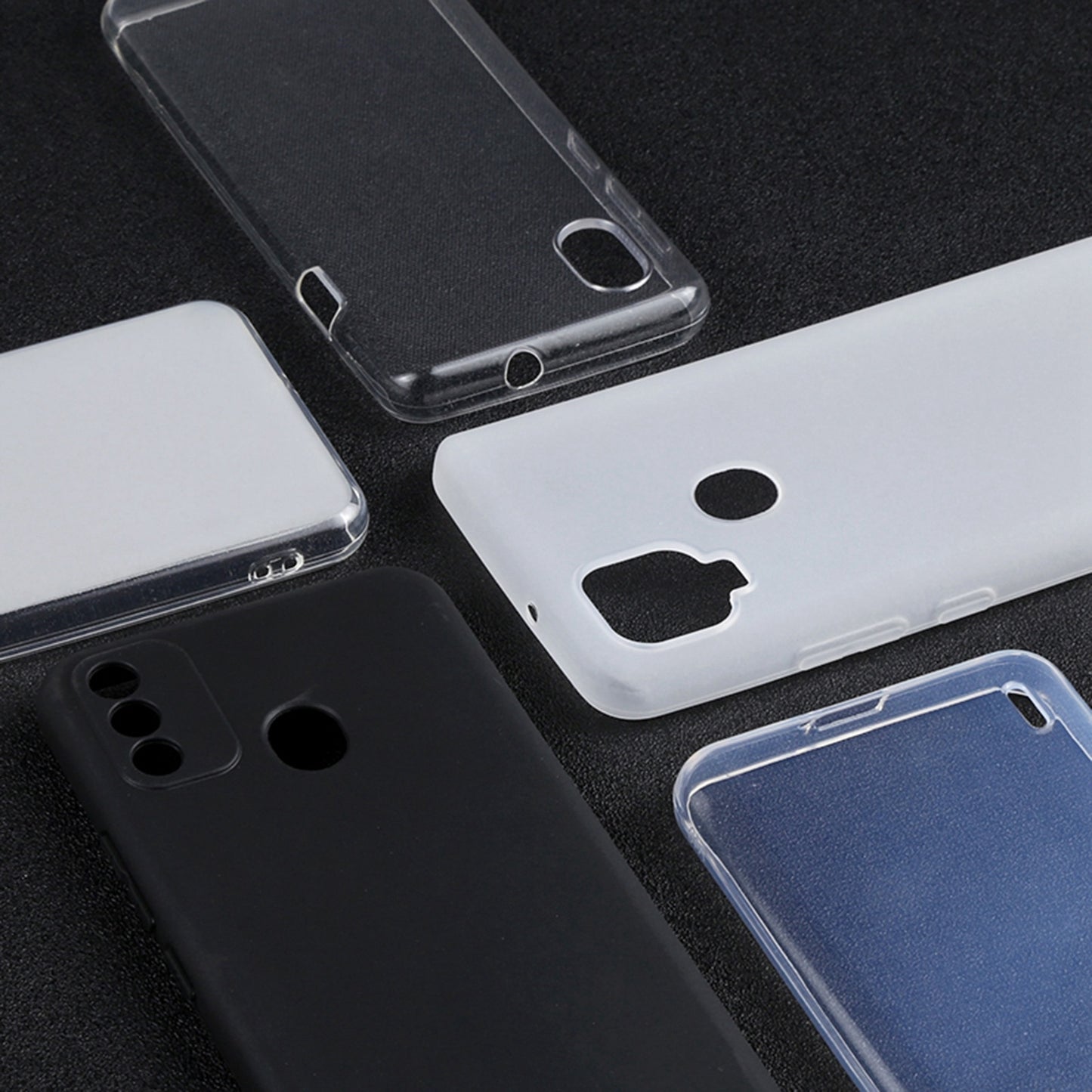 For OPPO K12 Plus 10pcs TPU Phone Case(Black)