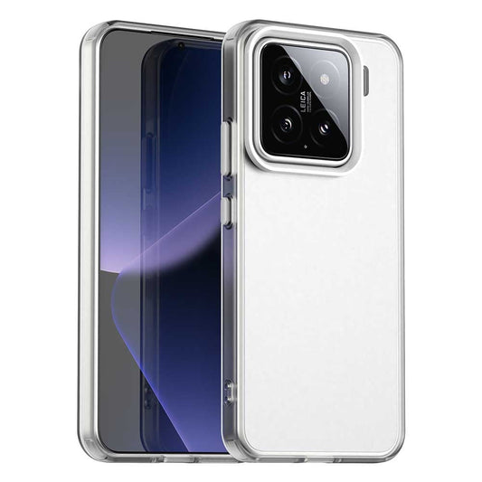 For Xiaomi 15 Pro Candy PC Hybrid TPU Shockproof Phone Case(White)