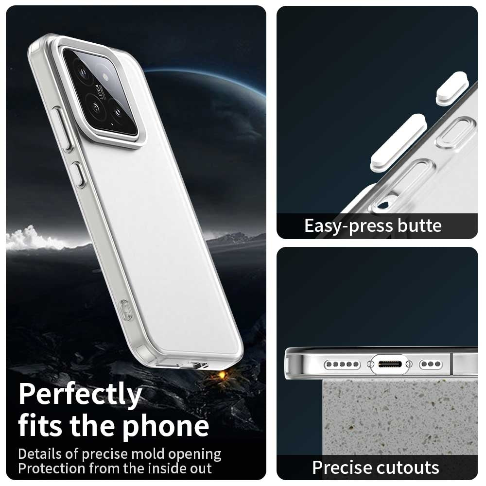 For Xiaomi 15 Pro Candy PC Hybrid TPU Shockproof Phone Case(White)