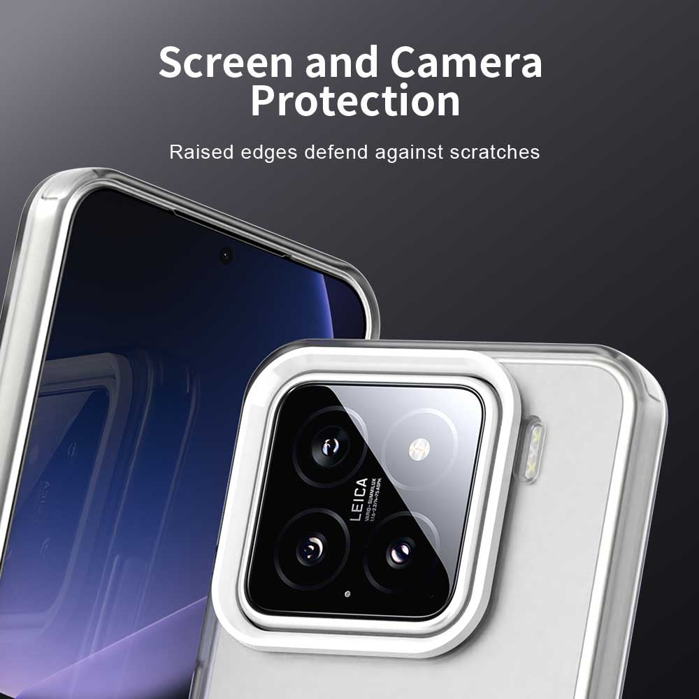 For Xiaomi 15 Pro Candy PC Hybrid TPU Shockproof Phone Case(White)