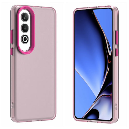 For OPPO K12 5G Candy PC Hybrid TPU Shockproof Phone Case(Red)
