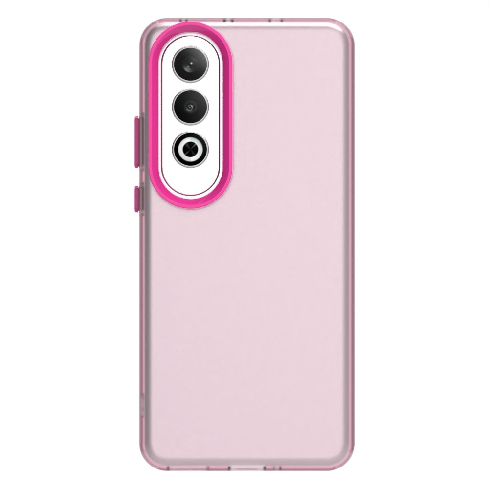 For OPPO K12 5G Candy PC Hybrid TPU Shockproof Phone Case(Red)