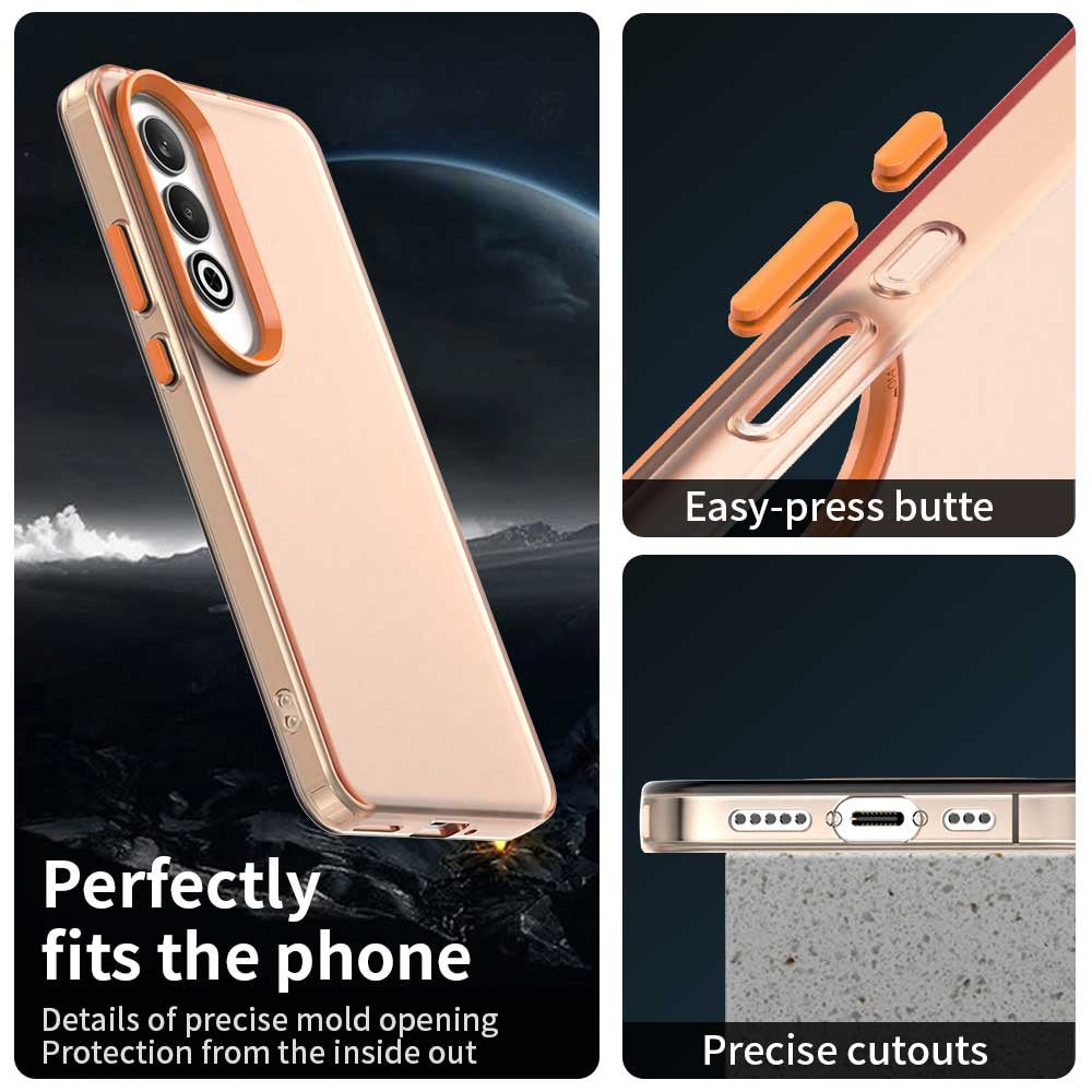 For OPPO K12 Plus Candy PC Hybrid TPU Shockproof Phone Case(Orange)