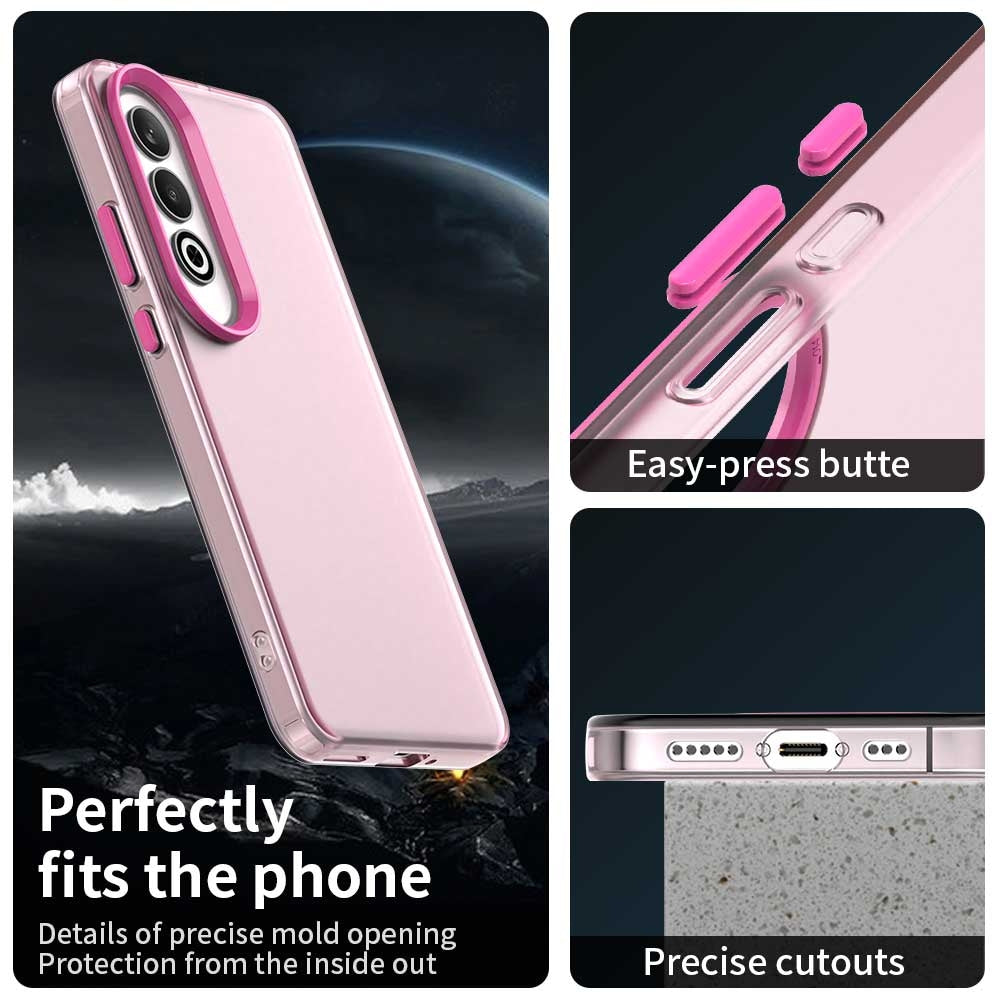 For OPPO K12 Plus Candy PC Hybrid TPU Shockproof Phone Case(Red)