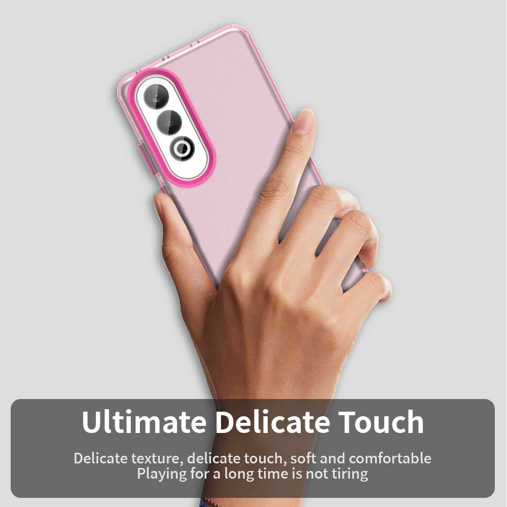 For OPPO K12 Plus Candy PC Hybrid TPU Shockproof Phone Case(Red)