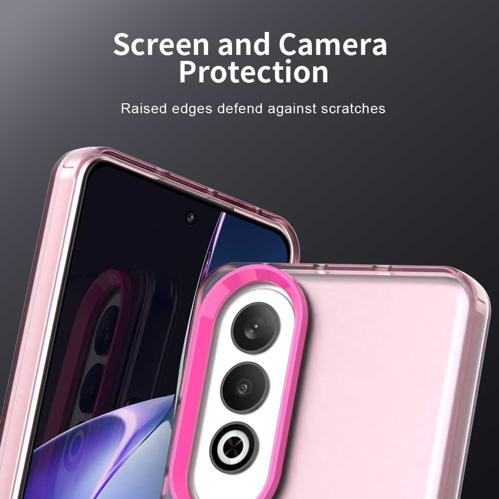 For OPPO K12 Plus Candy PC Hybrid TPU Shockproof Phone Case(Red)