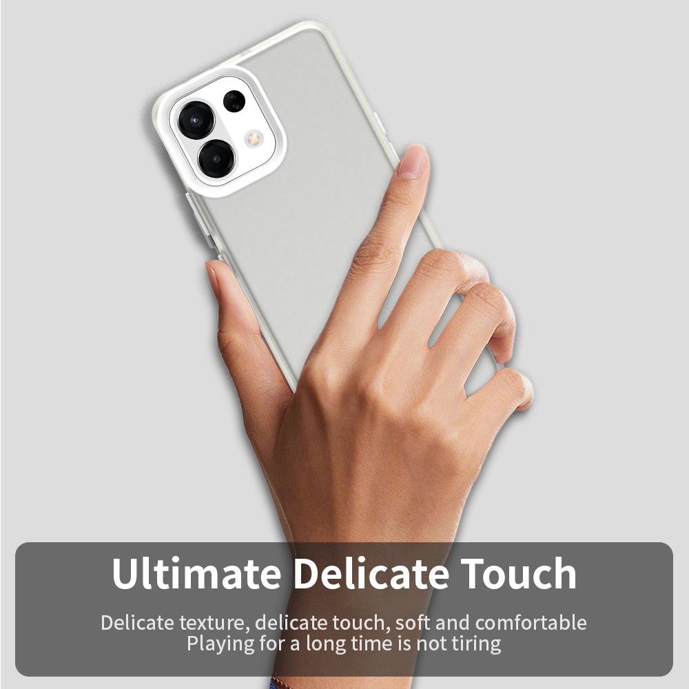 For OPPO K13 5G Candy PC Hybrid TPU Shockproof Phone Case(White)