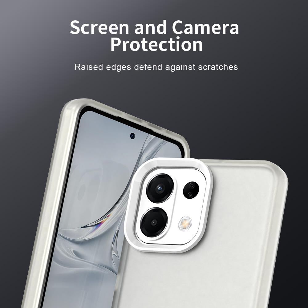 For OPPO K13 5G Candy PC Hybrid TPU Shockproof Phone Case(White)