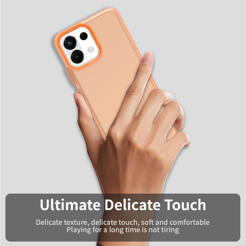 For OPPO K13 5G Candy PC Hybrid TPU Shockproof Phone Case(Orange)