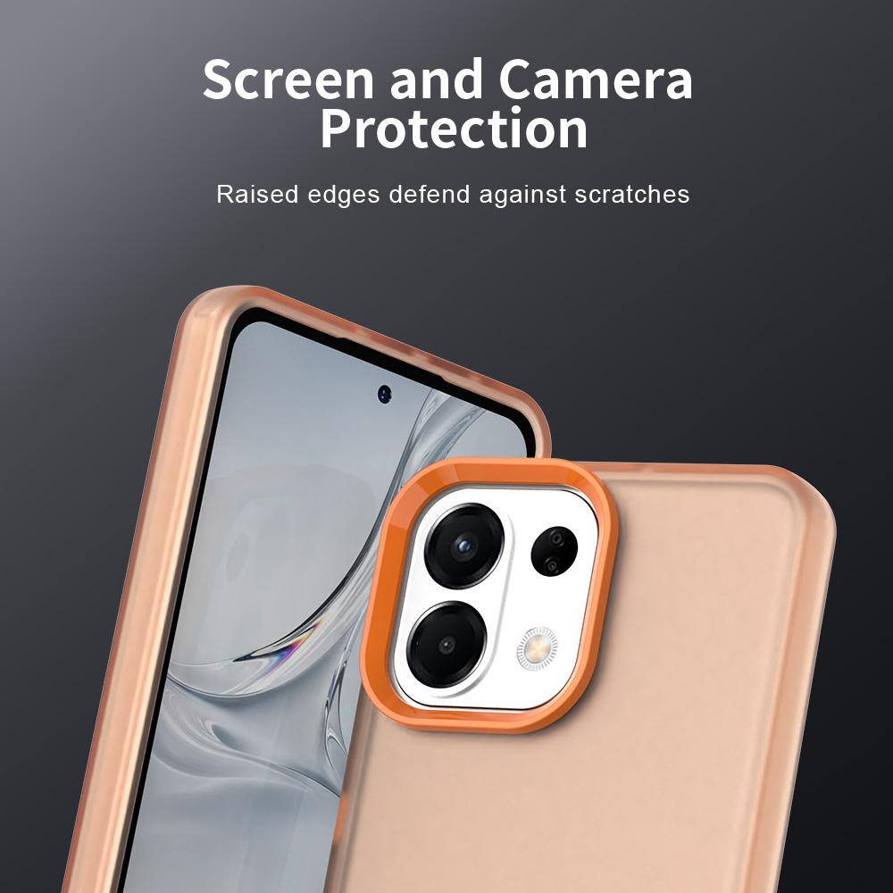 For OPPO K13 5G Candy PC Hybrid TPU Shockproof Phone Case(Orange)