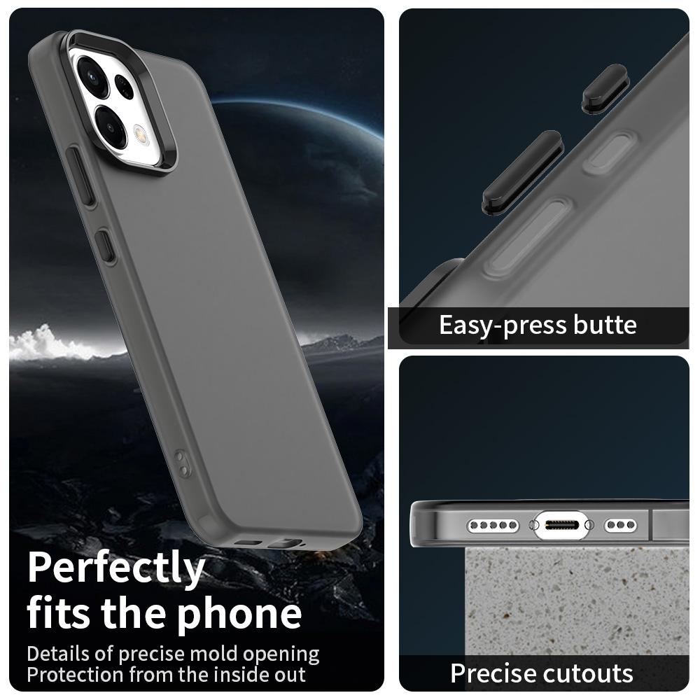 For OPPO K13 5G Candy PC Hybrid TPU Shockproof Phone Case(Black)