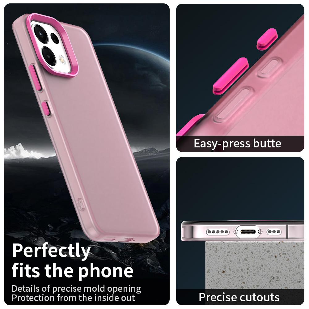 For OPPO K13 5G Candy PC Hybrid TPU Shockproof Phone Case(Red)