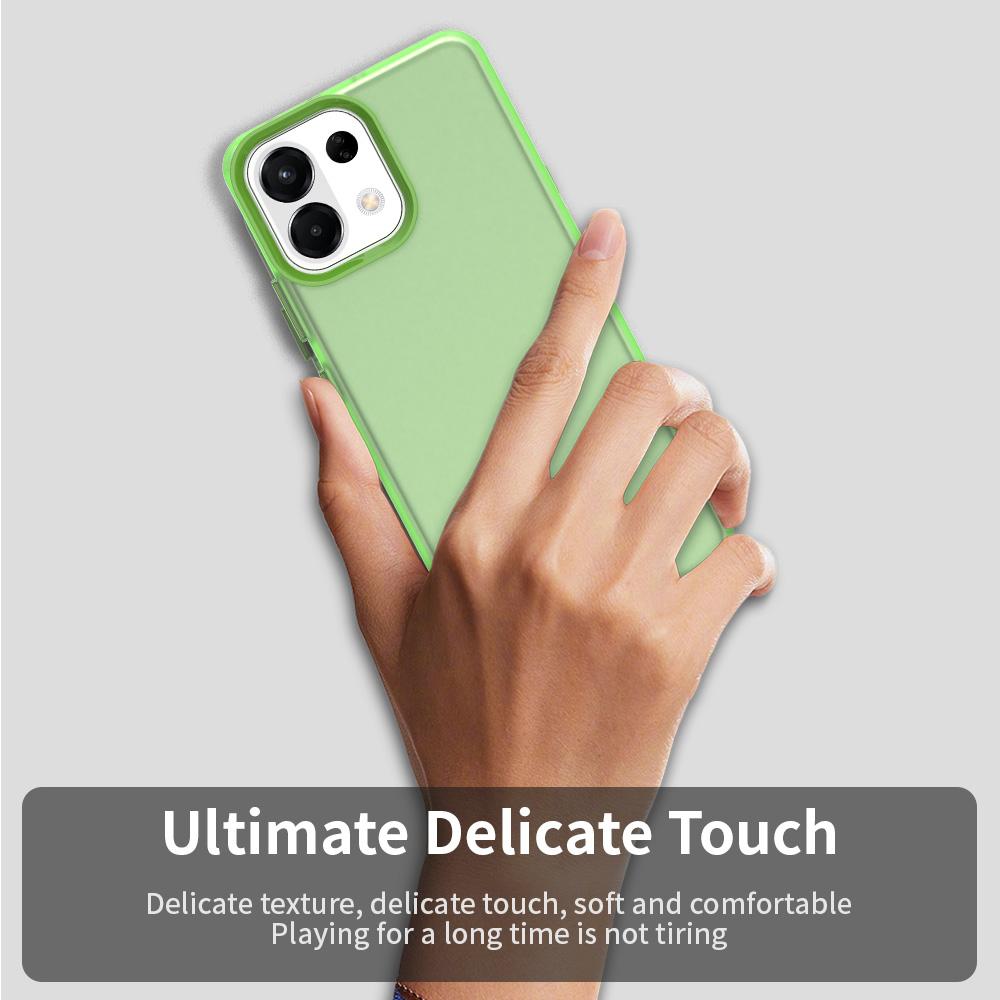 For OPPO K13 5G Candy PC Hybrid TPU Shockproof Phone Case(Green)