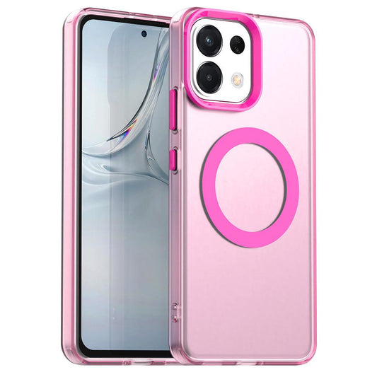 For OPPO K13 5G Candy Magsafe PC Hybrid TPU Phone Case(Red)