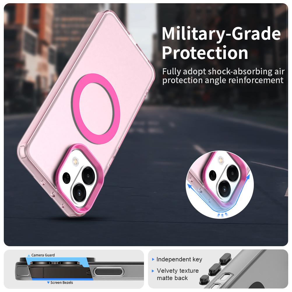 For OPPO K13 5G Candy Magsafe PC Hybrid TPU Phone Case(Red)