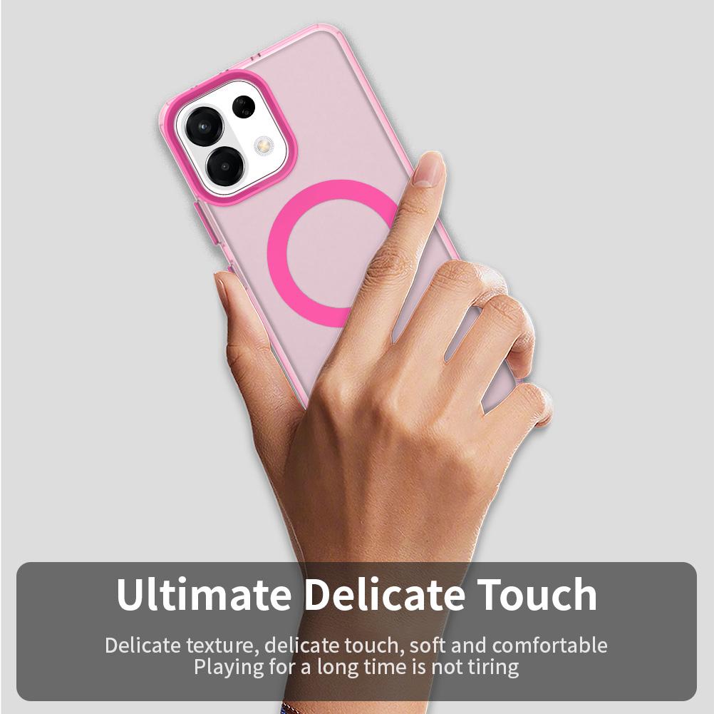 For OPPO K13 5G Candy Magsafe PC Hybrid TPU Phone Case(Red)
