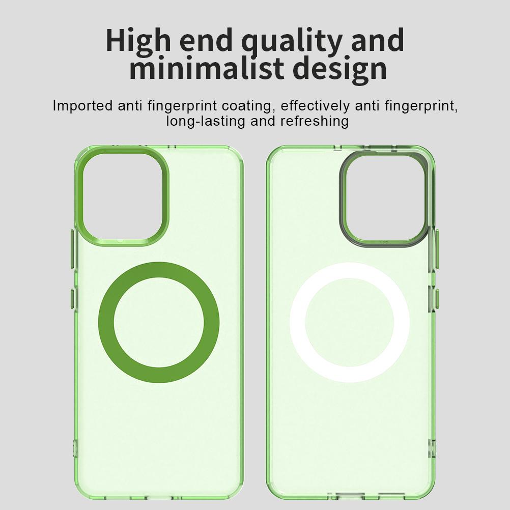 For OPPO K13 5G Candy Magsafe PC Hybrid TPU Phone Case(Green)