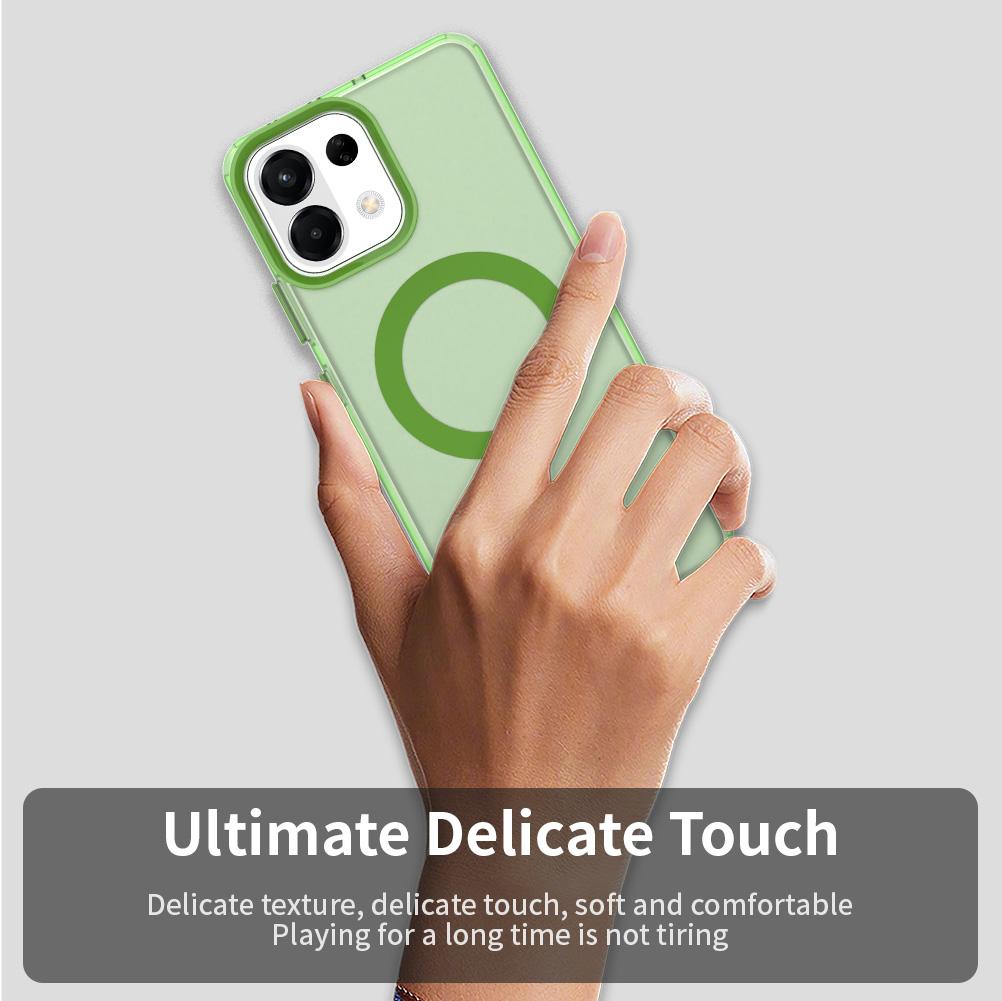For OPPO K13 5G Candy Magsafe PC Hybrid TPU Phone Case(Green)