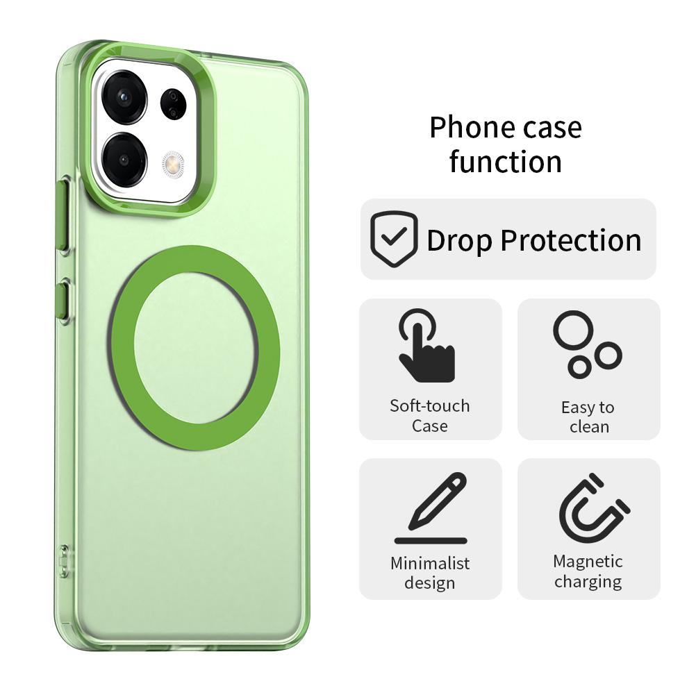 For OPPO K13 5G Candy Magsafe PC Hybrid TPU Phone Case(Green)