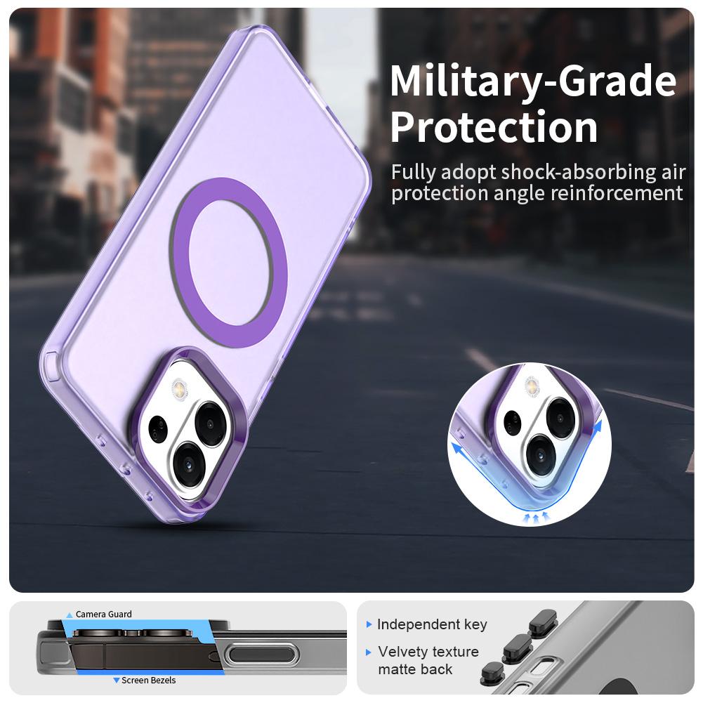 For OPPO K13 5G Candy Magsafe PC Hybrid TPU Phone Case(Purple)