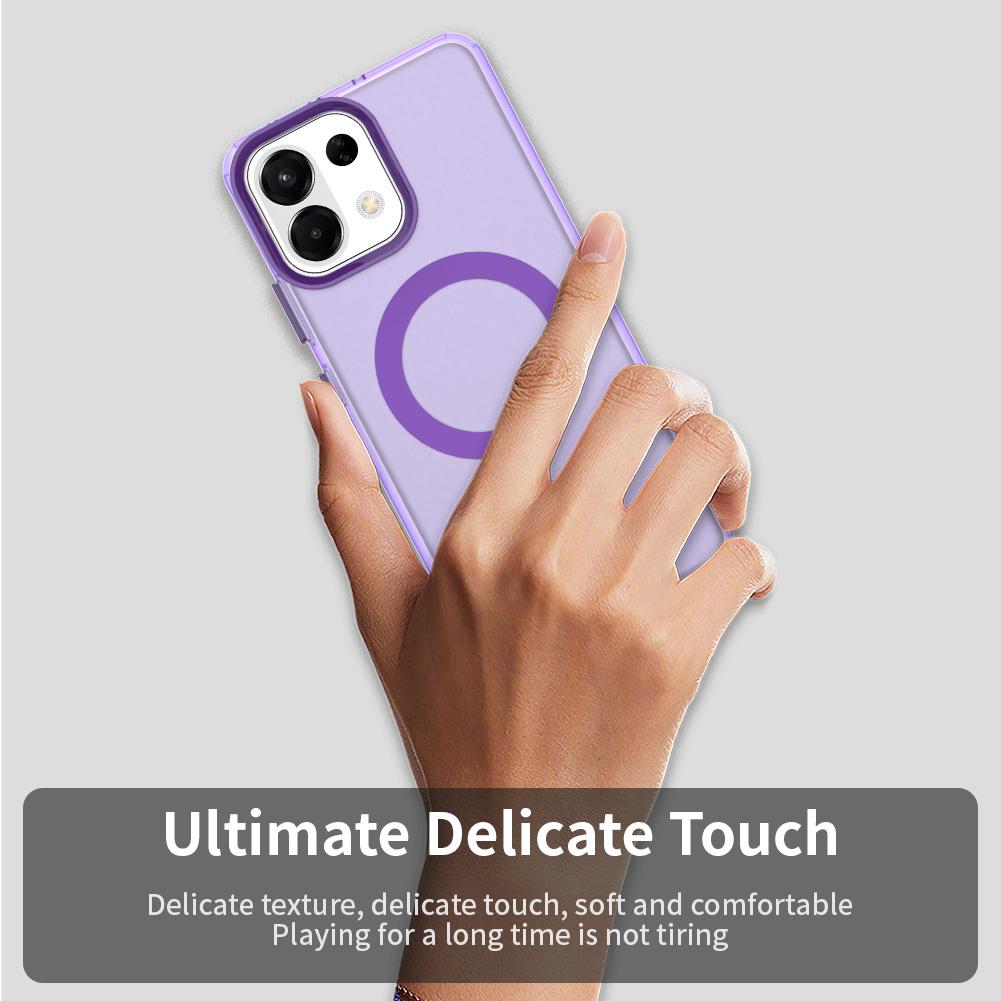 For OPPO K13 5G Candy Magsafe PC Hybrid TPU Phone Case(Purple)