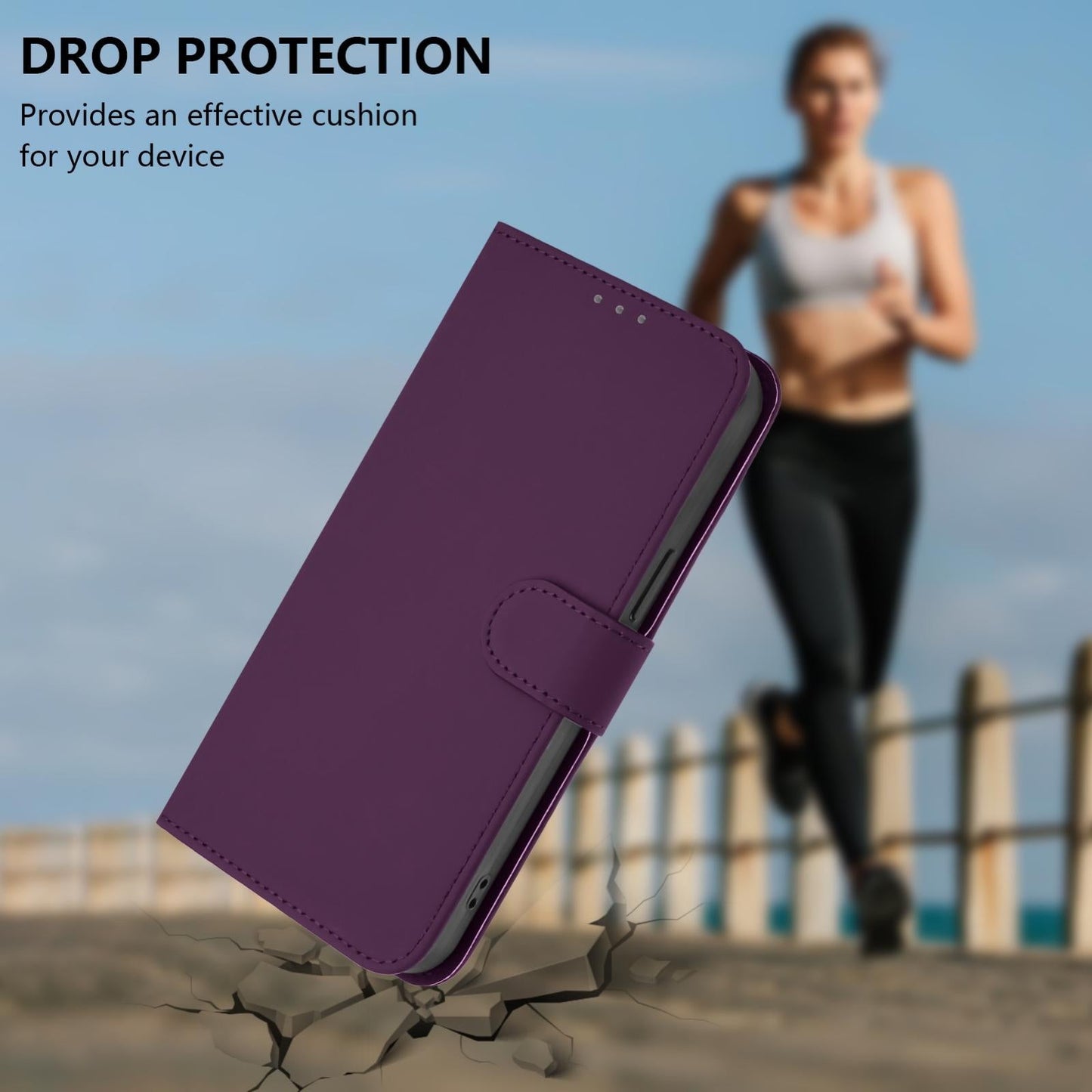 For vivo V50 Lite 5G Skin Feel Solid Color Leather Phone Case with Lanyard(Violet)