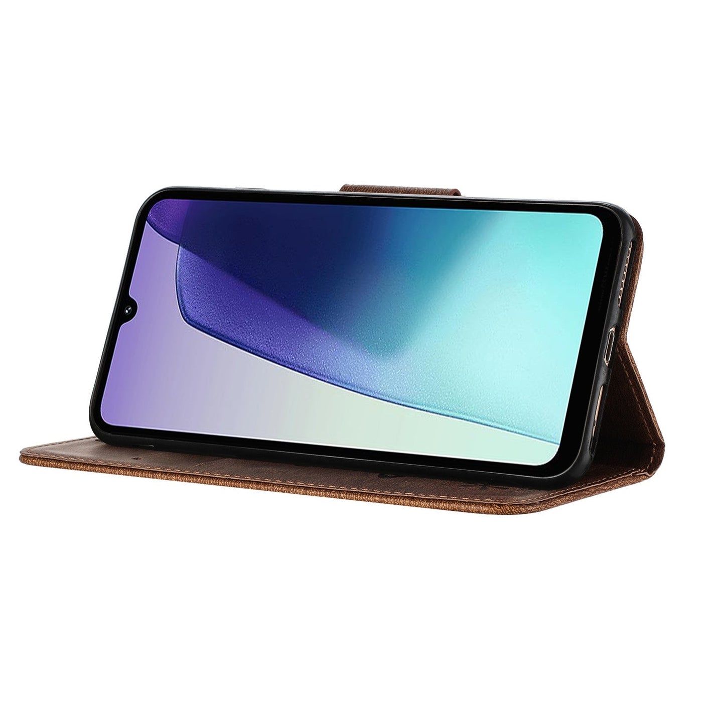 For Redmi 14C Butterfly Embossed Flip Leather Phone Case(Brown)