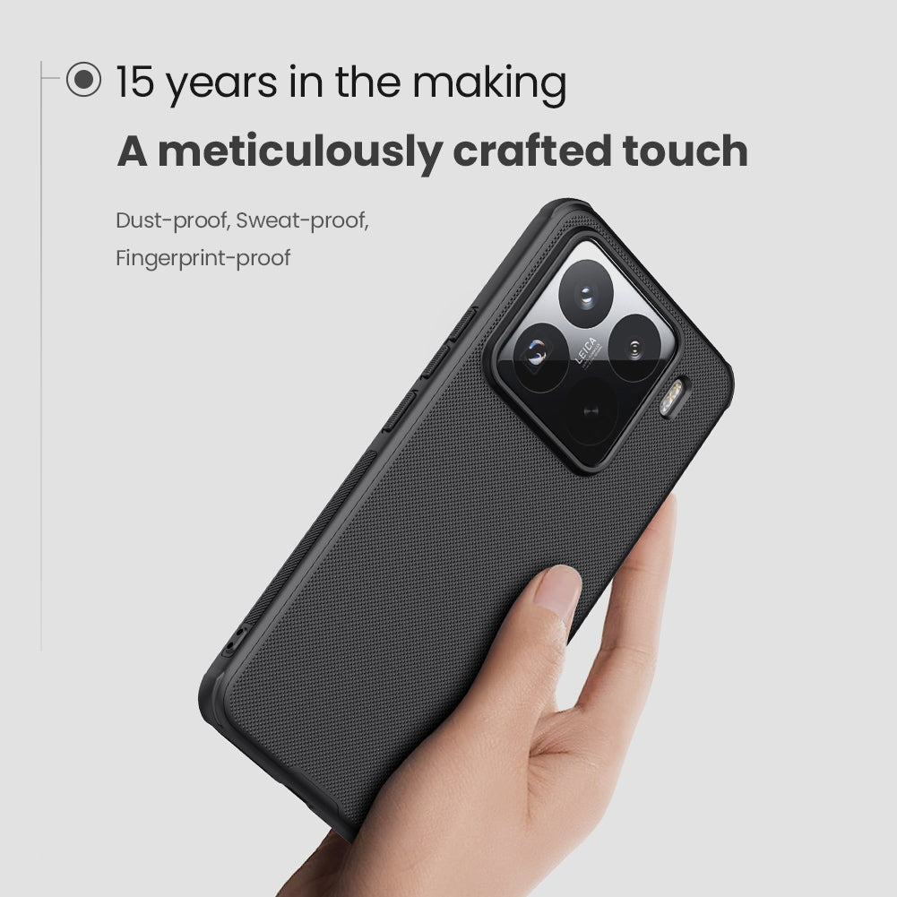 For Xiaomi 15 Pro NILLKIN Frosted Shield Pro PC + TPU Phone Case(Black)
