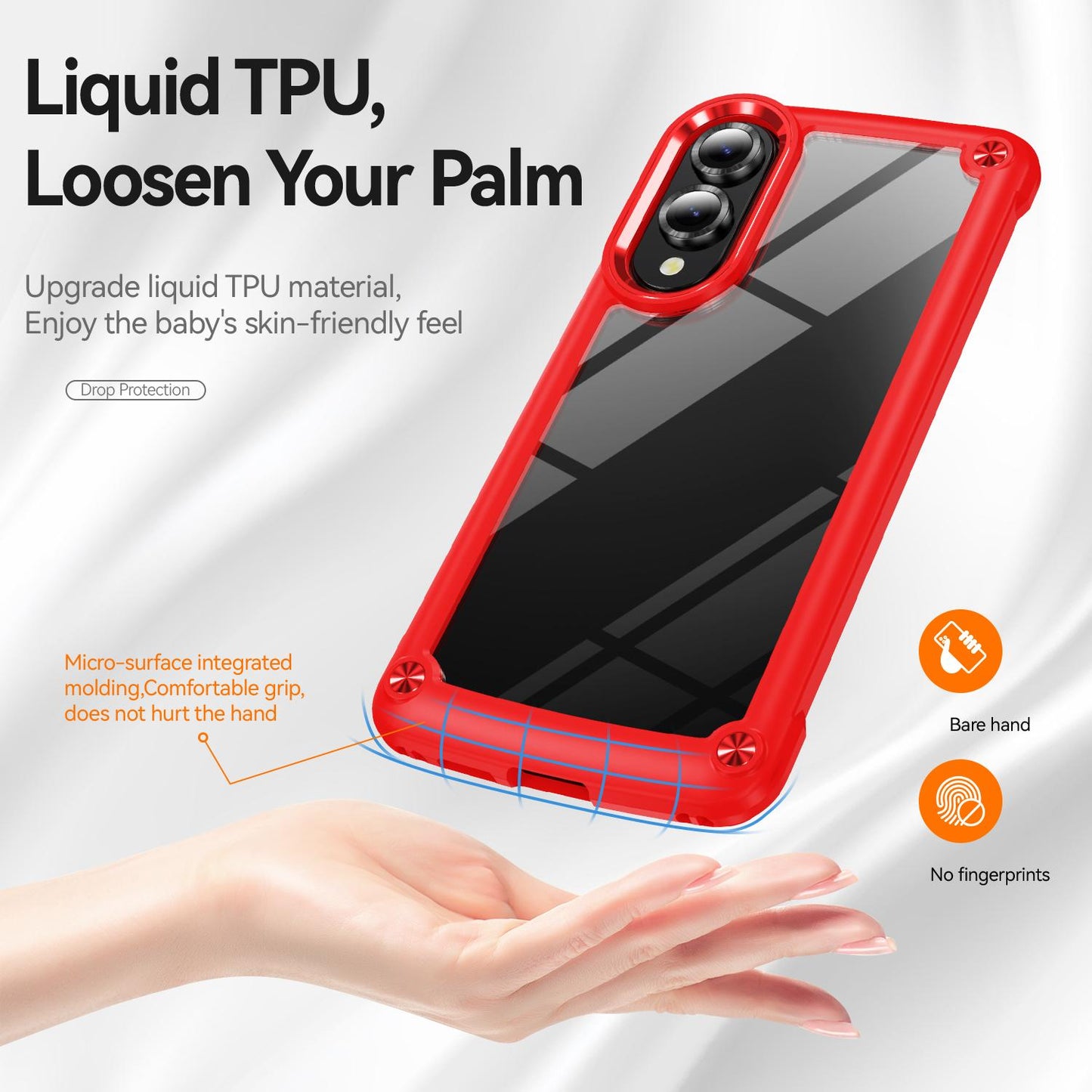 For Samsung Galaxy S25 Edge 5G TPU + PC Lens Protection Phone Case(Red)