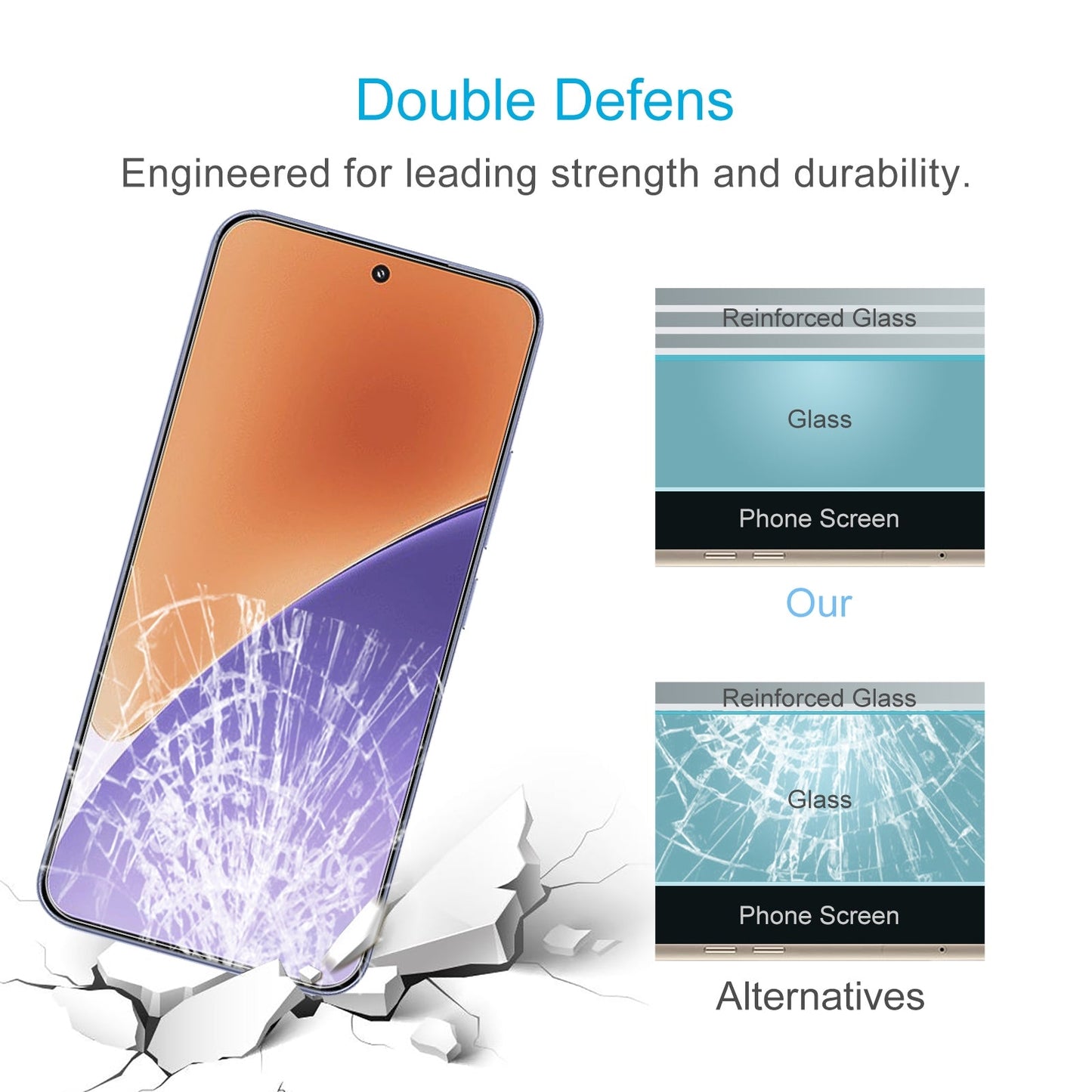 For Xiaomi 15 10pcs 0.26mm 9H 2.5D Tempered Glass Film