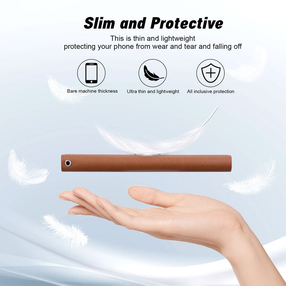 For iPhone 16e Ultra-thin Voltage Magnetic Buckle Leather Phone Case(Brown)
