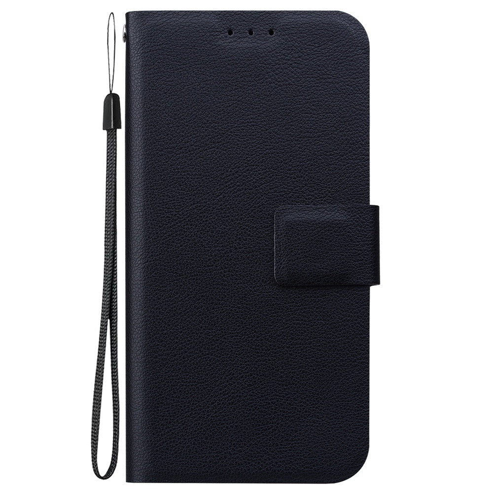 For iPhone 16e Ultra-thin Voltage Magnetic Buckle Leather Phone Case(Black)