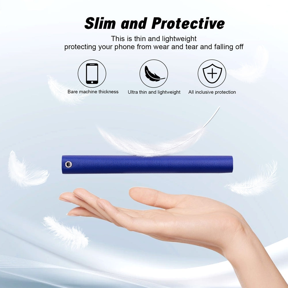 For iPhone 16e Ultra-thin Voltage Magnetic Buckle Leather Phone Case(Blue)