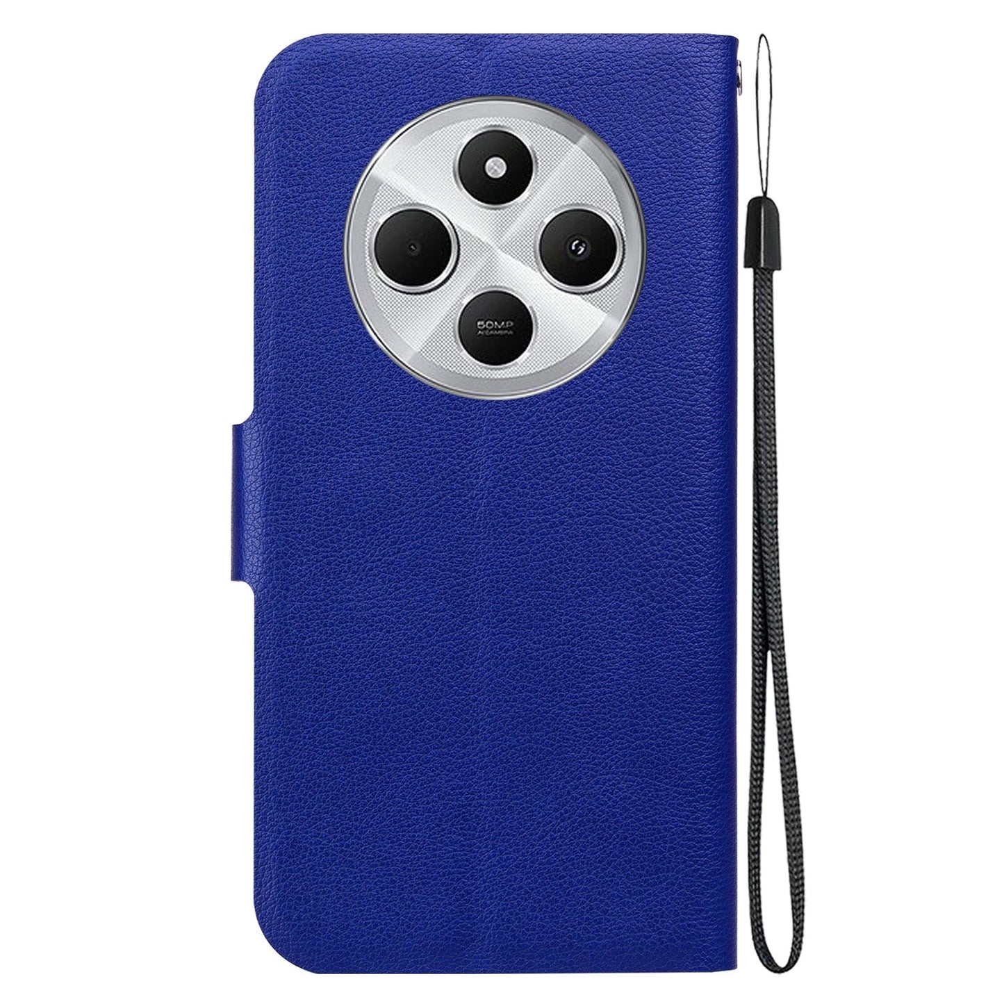 For Redmi 14C 4G Ultra-thin Voltage Magnetic Buckle Leather Phone Case(Blue)