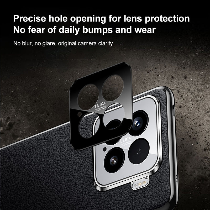 For Xiaomi 15 Pro Genuine Leather PC Phone Case(Green)