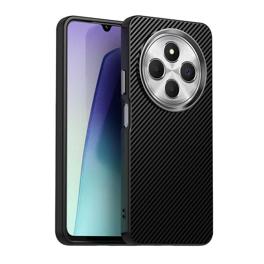 For Redmi 14C Carbon Fiber Series IMD Phone Case(Black)