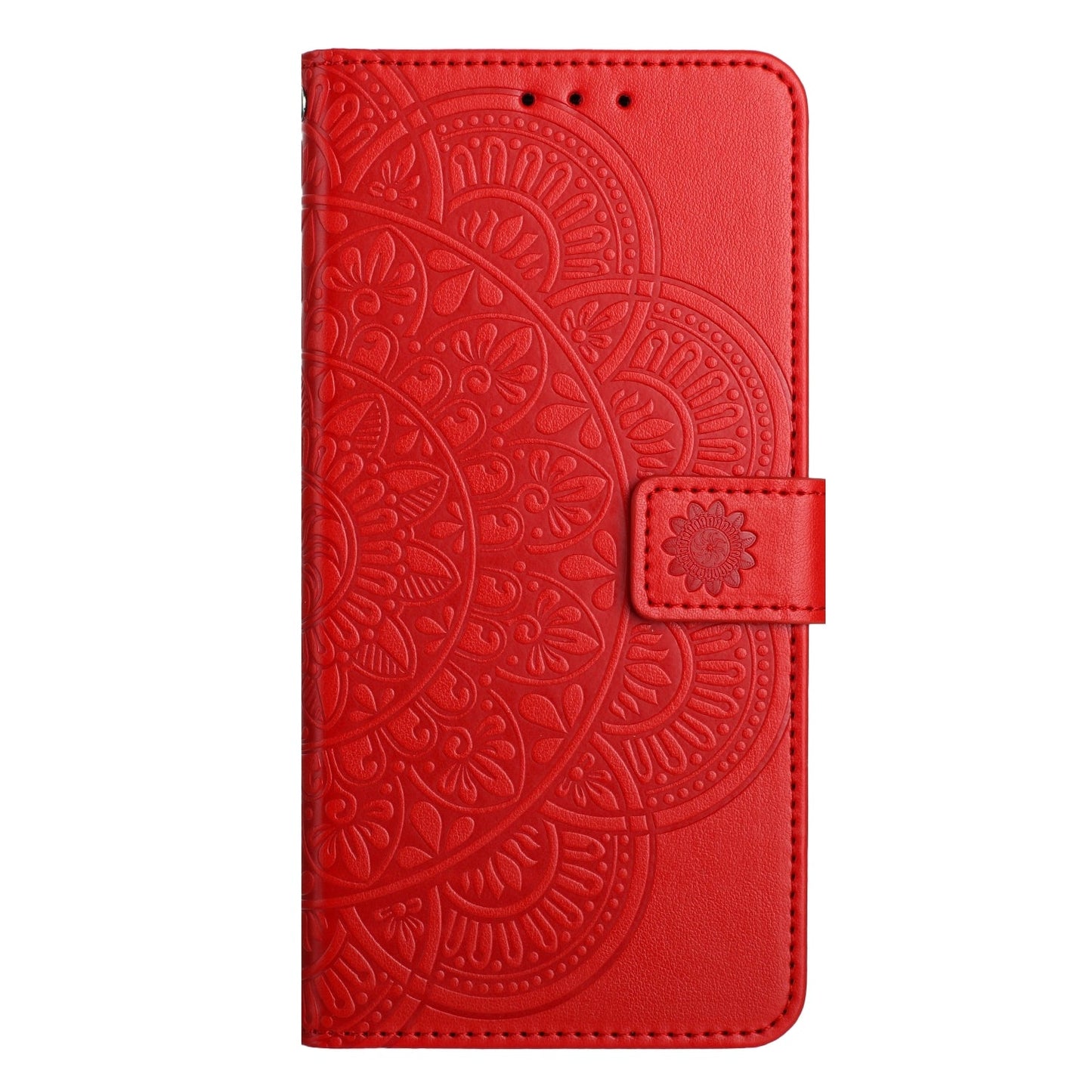 For Xiaomi 15 Pro Flower Embossed Leather Phone Case(Red)