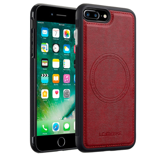For iPhone 16e LC.IMEEKE Magsafe Phone Case(Red)