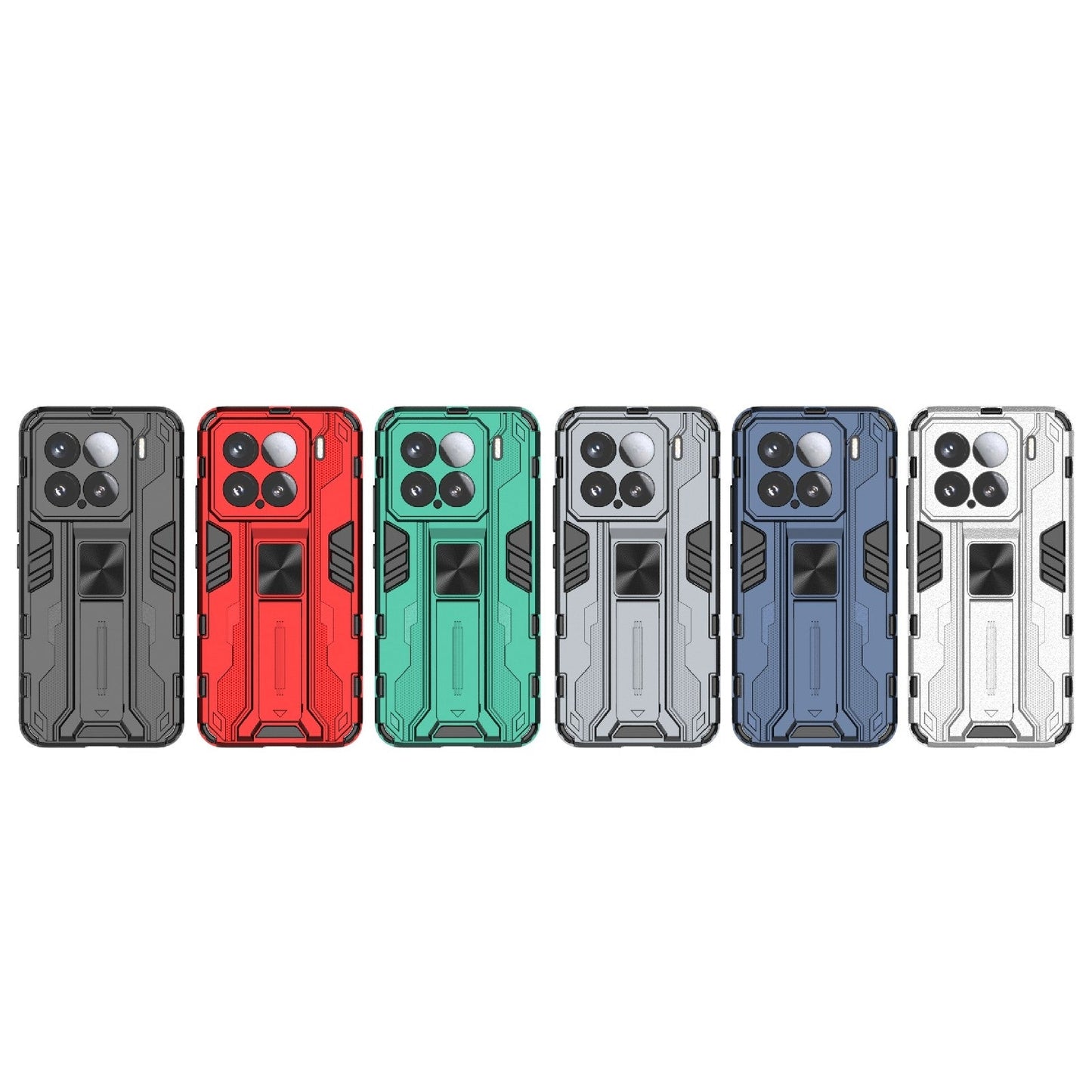 For Xiaomi 15 5G Supersonic PC + TPU Holder Phone Case(Green)
