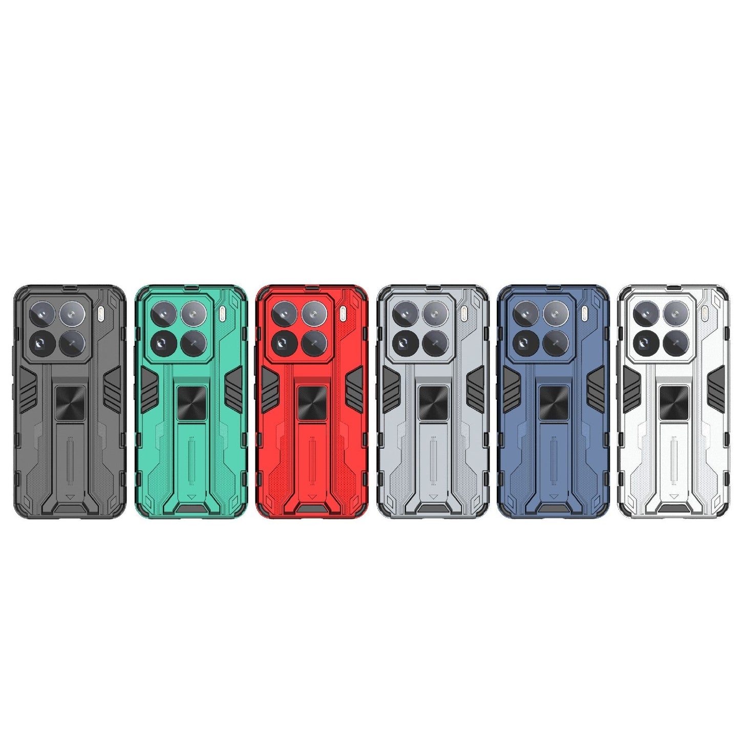 For Xiaomi 15 Pro 5G Supersonic PC + TPU Holder Phone Case(Black)