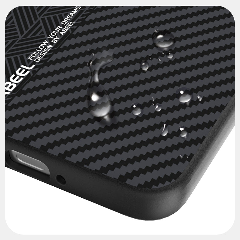 For Xiaomi 15 ABEEL 6D Micro Relief MagSafe Magnetic Phone Case(Carbon Fiber Black)